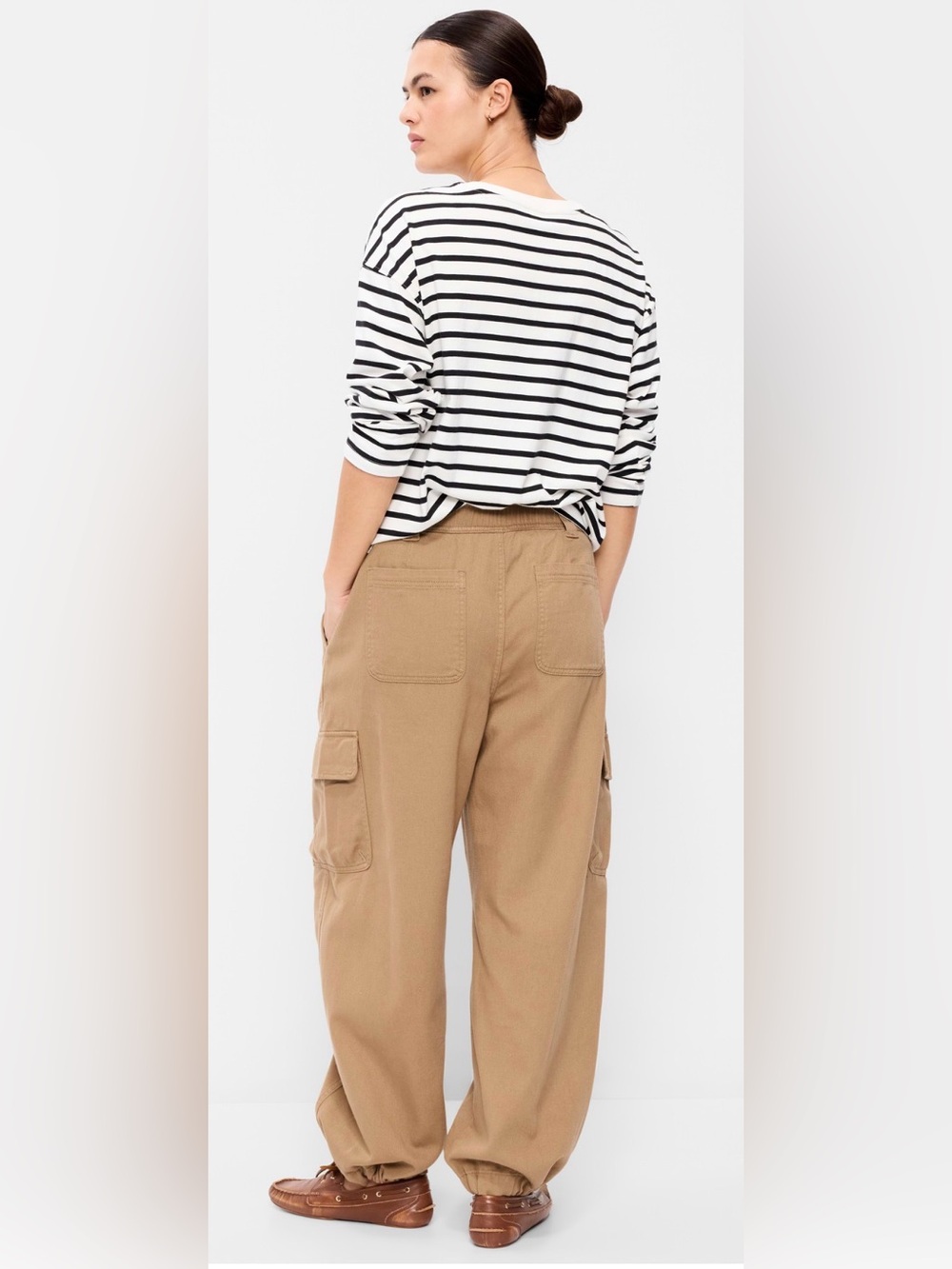 Old Navy Twill Barrel Cargo Pants - NWT